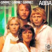 Обложка сингла «Gimme! Gimme! Gimme! (A Man after Midnight)» (ABBA, 1979)