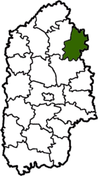 Полонский район на карте