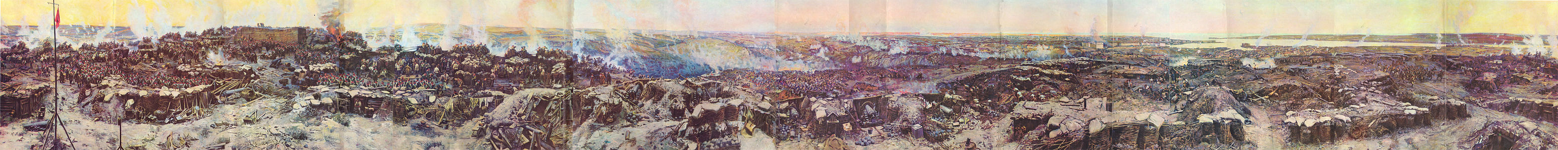 Франц Алексеевич Рубо , полотно на Панораме «Оборона Севастополя» (1854–1855)»